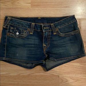 True religion Jean shorts